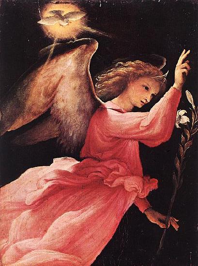 Lorenzo Lotto Angel Annunciating France oil painting art